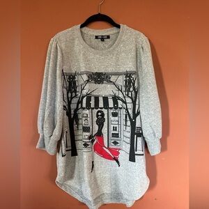 Love+ Lace graphic long sleeves shirt size XL